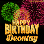 Fireworks Celebration GIF for Deontay's Birthday - Download on Funimada.com